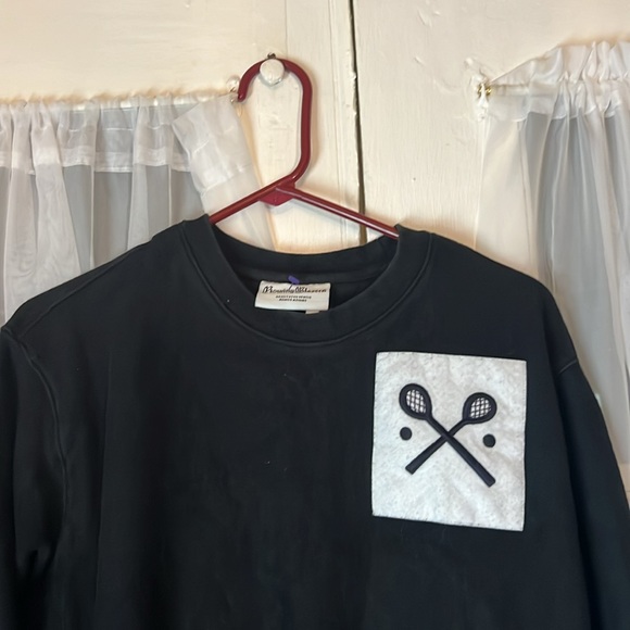 Rowling Blazers Reverse-Weave Racquets Crewneck Sweatshirt Unisex Size Large